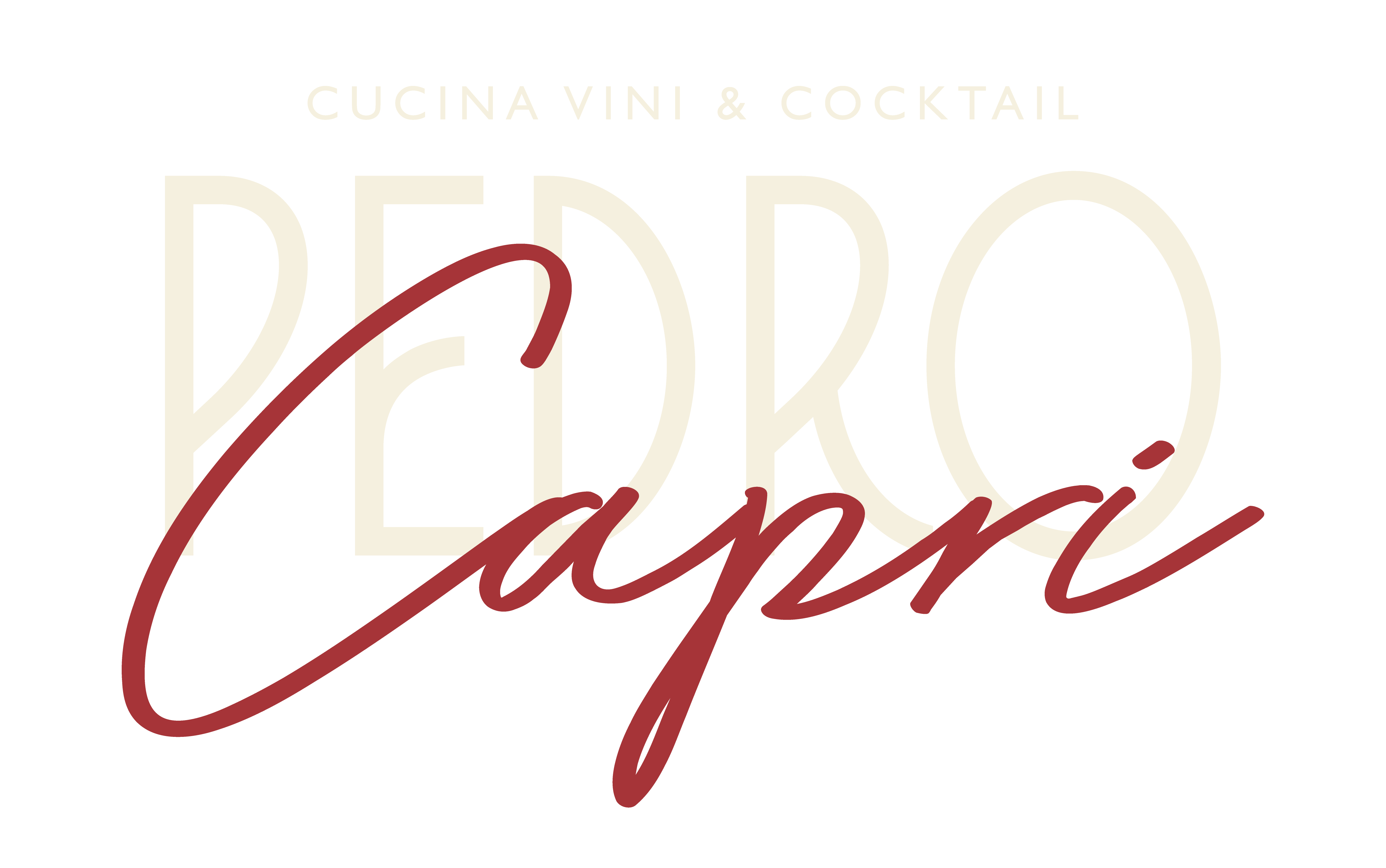 Pedro Capri Cocktail Pub Bar Risto Logo
